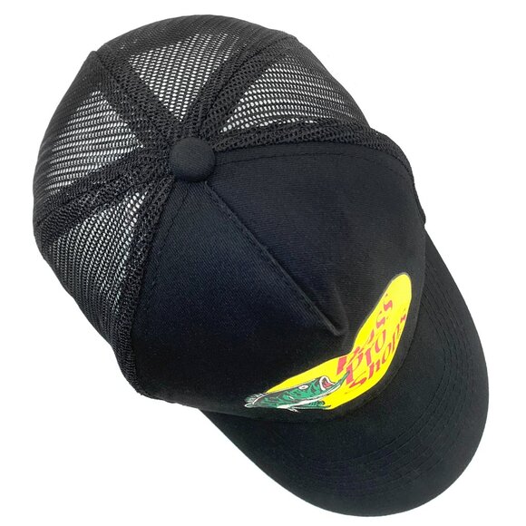 BASS PRO Shops Trucker Hat Mesh Cap Adjustable Snapback Closure in Black - Picture 8 of 10